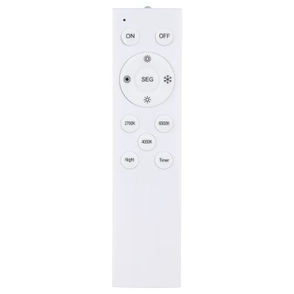 Globo - Plafonnier à intensité variable LED/24W/230V 2700-6500K + télécommande marron/blanc