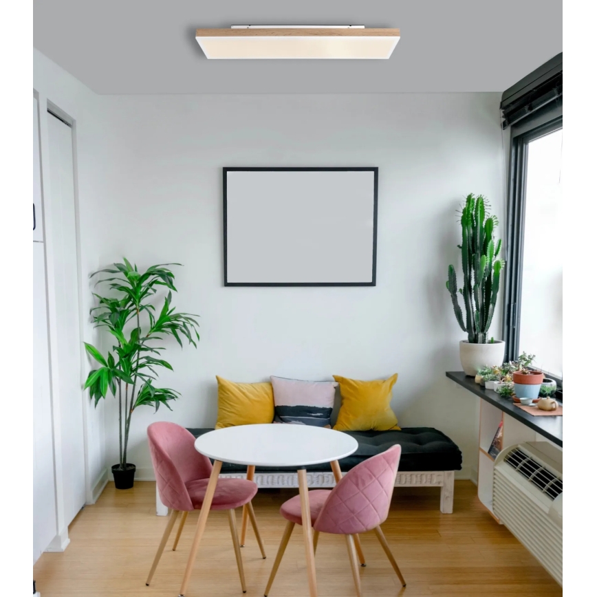 Globo - Plafonnier LED dimmable 24 W/230 V 2700–6500 K 20×80 cm avec télécommande