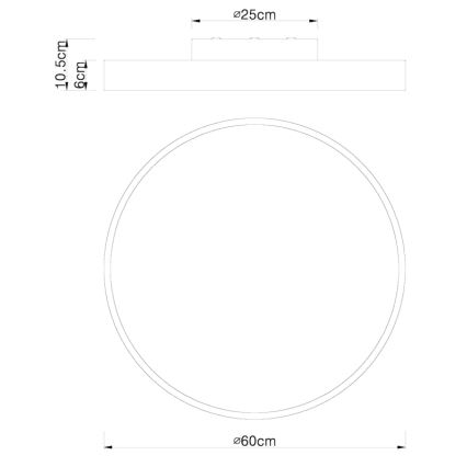 Globo - Plafonnier à intensité variable LED/48W/230V 3000-6000K + télécommande