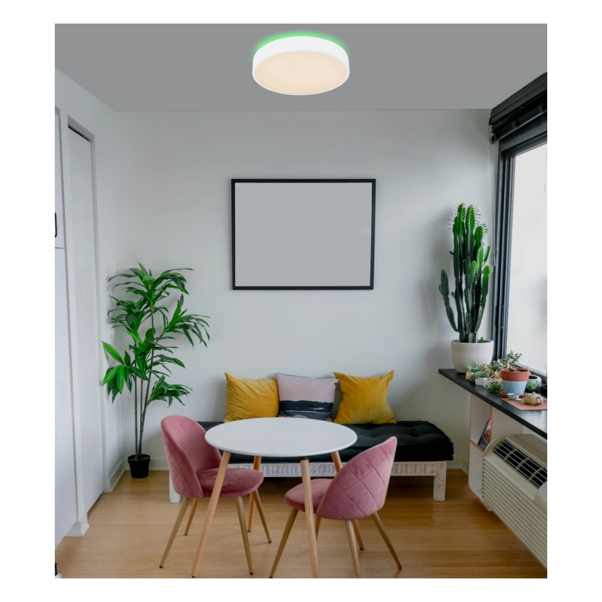 Globo - Plafonnier à intensité variable LED RGB LED/24W/230V + Télécommande