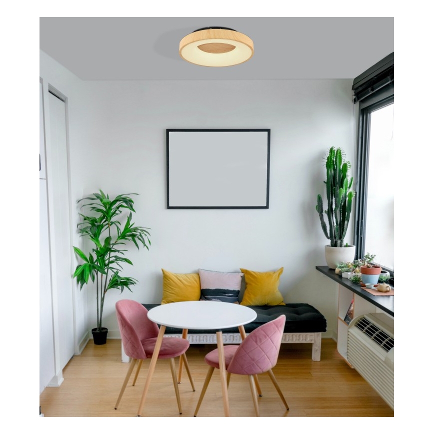 Globo - Plafonnier à intensité variable LED/30W/230V + télécommande