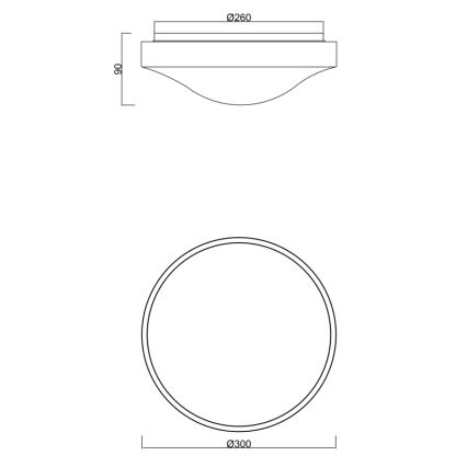 Globo - Luminaire de salle de bains LED avec détecteur LED/18W/230V IP44
