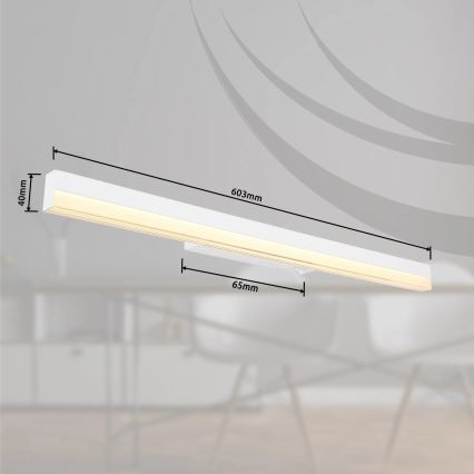 Globo - Applique murale LED/12W/230V 3000/6000K 60 cm blanc
