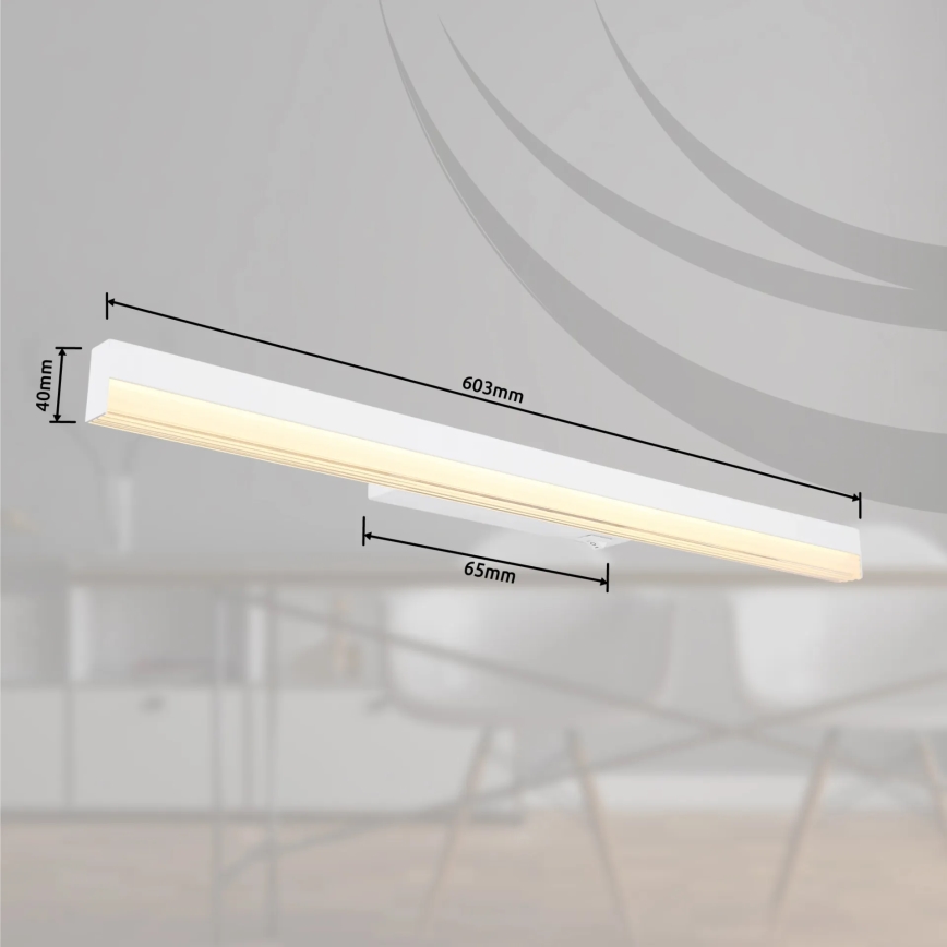 Globo - Applique murale LED/12W/230V 3000/6000K 60 cm blanc