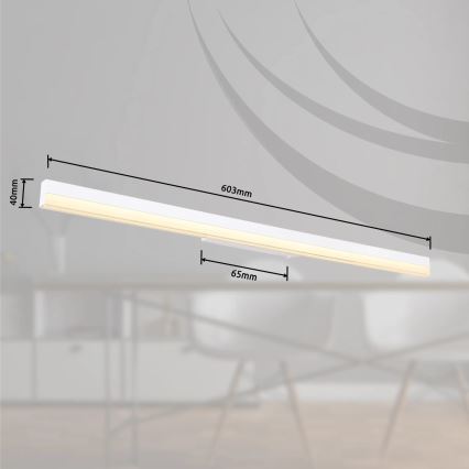 Globo - Applique murale LED/18W/230V 3000/6000K 80 cm blanc