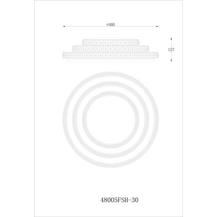 Globo - Plafonnier à intensité variable LED/30W/230V TUYA Wi-Fi + télécommande