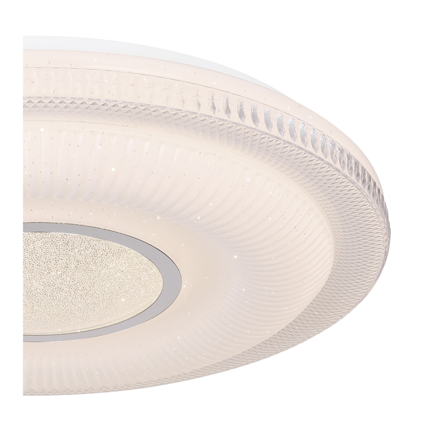 Globo - Plafonnier à intensité variable LED/30W/230V 3000-6500K d. 50 cm blanc Wi-Fi Tuya + Télécommande