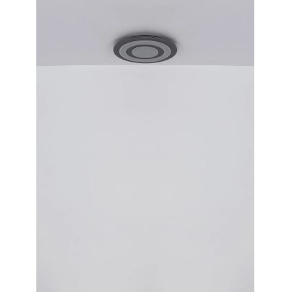 Globo - Plafonnier LED/24W/230V 3000K d. 32 cm anthracite