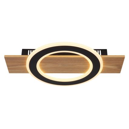 Globo - Plafonnier LED/18W/230V marron