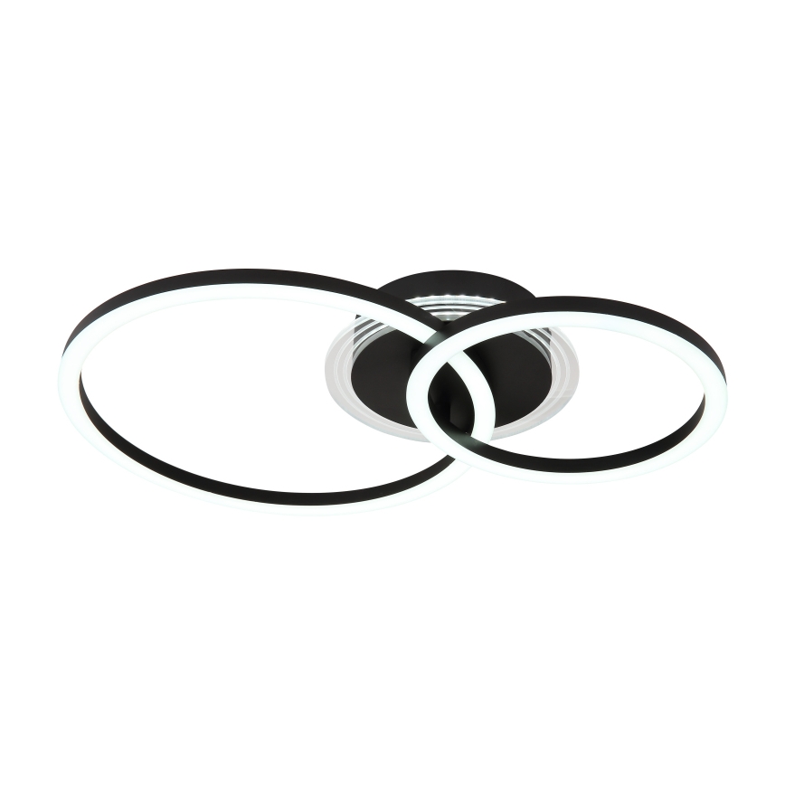 Globo - Plafonnier LED LED/30W/230V 2700/4500/6500K Ø 33x50 cm noir