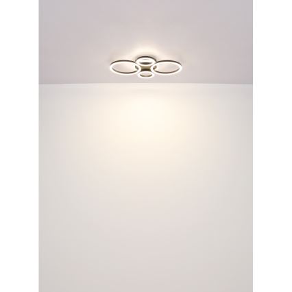 Globo - Plafonnier LED 40W/230V 2700/4500/6500K Ø 35,5x53 cm noir