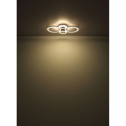 Globo - Plafonnier LED LED/40W/230V 2700/4500/6500K Ø 35,5x53 cm noir
