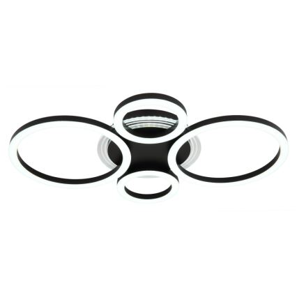 Globo - Plafonnier LED LED/40W/230V 2700/4500/6500K Ø 35,5x53 cm noir