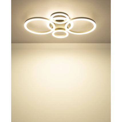Globo - Plafonnier LED LED/40W/230V 2700/4500/6500K Ø 35,5 x 53 cm laiton
