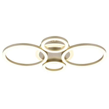Globo - Plafonnier LED LED/40W/230V 2700/4500/6500K Ø 35,5 x 53 cm laiton