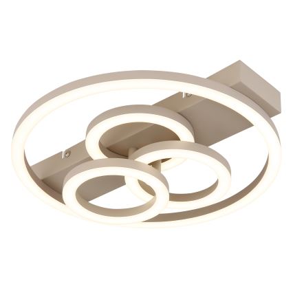 Globo - Plafonnier LED dimmable LED/40W/230V 2700-6500K 35×33 cm beige + télécommande