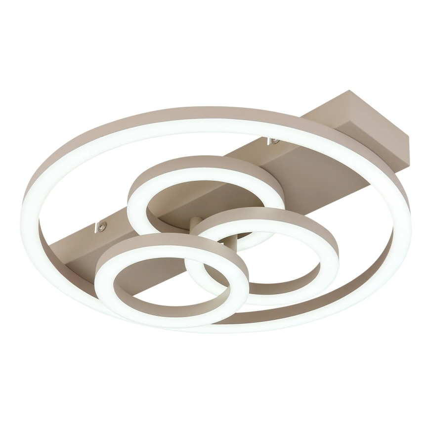 Globo - Plafonnier LED dimmable LED/40W/230V 2700-6500K 35×33 cm beige + télécommande