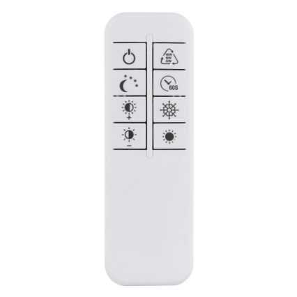 Globo - Plafonnier à intensité variable LED/30W/230V 2700-6500K d. 52,5 cm noir + Télécommande