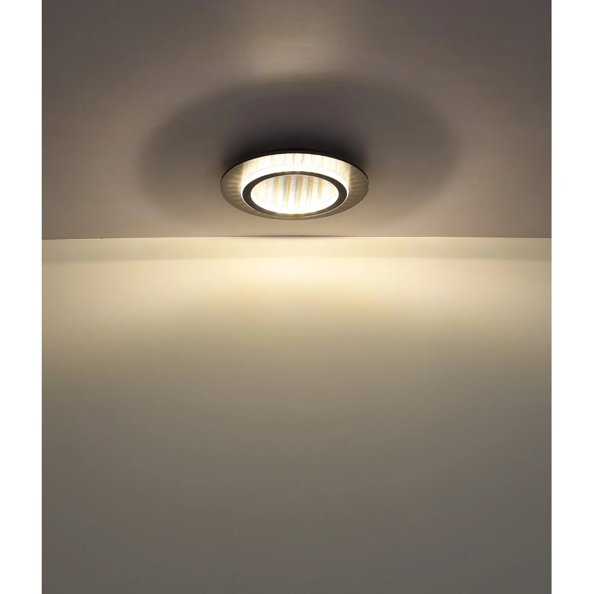 Globo - Plafonnier LED 24W/230V 3000/4000/6500K Ø 35 cm anthracite