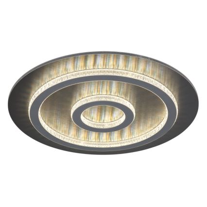 Globo - Plafonnier LED dimmable LED/40W/230V 3000-6500K diam. 45 cm anthracite + télécommande