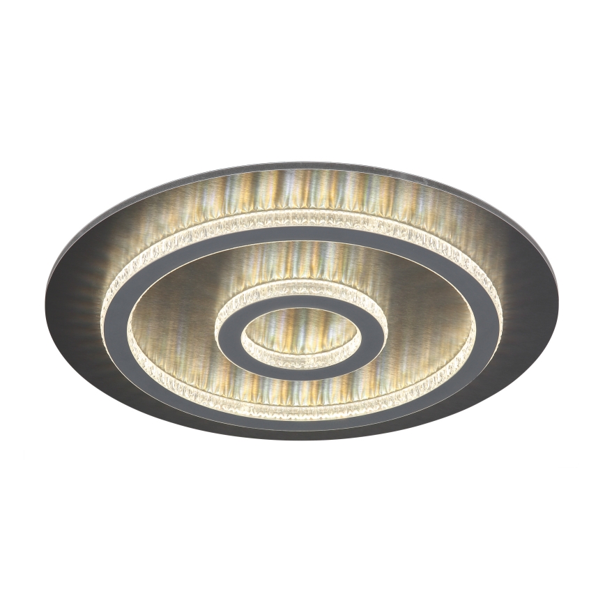Globo - Plafonnier LED dimmable LED/40W/230V 3000-6500K diam. 45 cm anthracite + télécommande