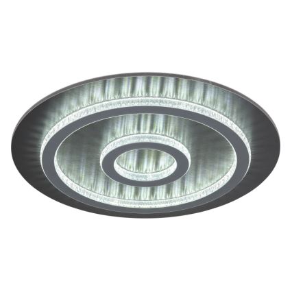 Globo - Plafonnier LED dimmable LED/40W/230V 3000-6500K diam. 45 cm anthracite + télécommande