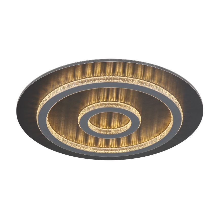 Globo - Plafonnier LED dimmable LED/40W/230V 3000-6500K diam. 45 cm anthracite + télécommande