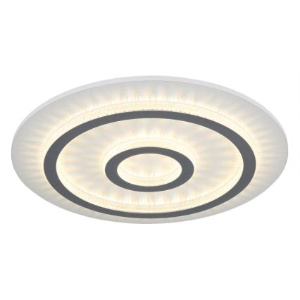 Globo - Plafonnier LED dimmable 40W/230V 3000-6500K Ø 45 cm blanc + télécommande