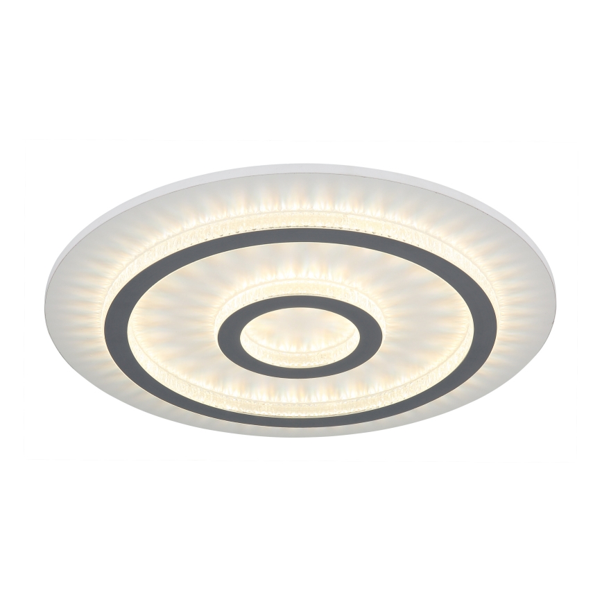 Globo - Plafonnier LED dimmable 40W/230V 3000-6500K Ø 45 cm blanc + télécommande