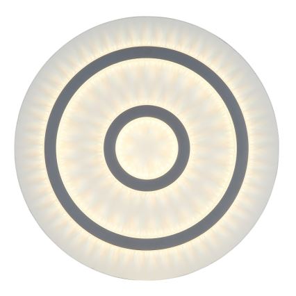 Globo - Plafonnier LED dimmable 40W/230V 3000-6500K Ø 45 cm blanc + télécommande