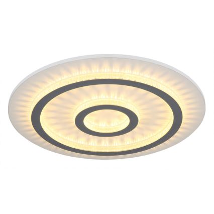 Globo - Plafonnier LED dimmable 40W/230V 3000-6500K Ø 45 cm blanc + télécommande