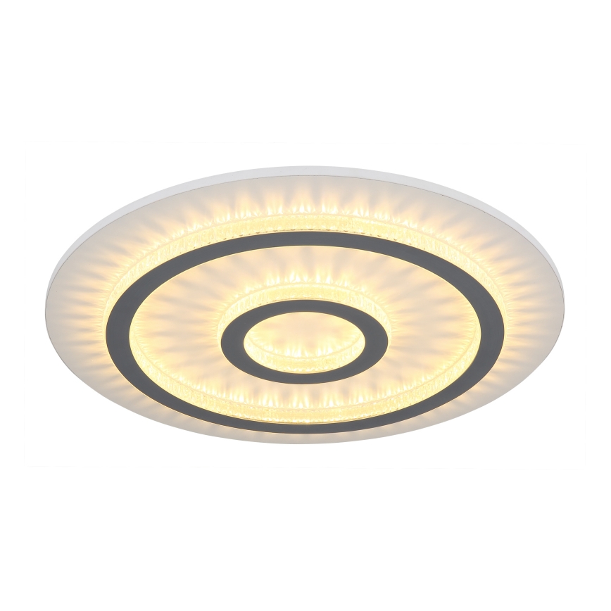 Globo - Plafonnier LED dimmable 40W/230V 3000-6500K Ø 45 cm blanc + télécommande