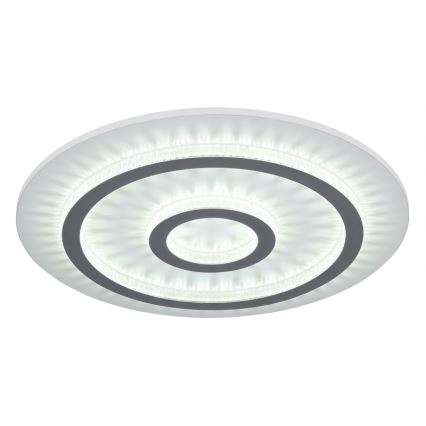 Globo - Plafonnier LED dimmable 40W/230V 3000-6500K Ø 45 cm blanc + télécommande