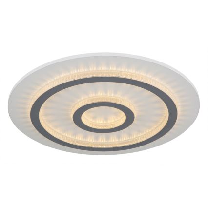 Globo - Plafonnier LED dimmable 40W/230V 3000-6500K Ø 45 cm blanc + télécommande