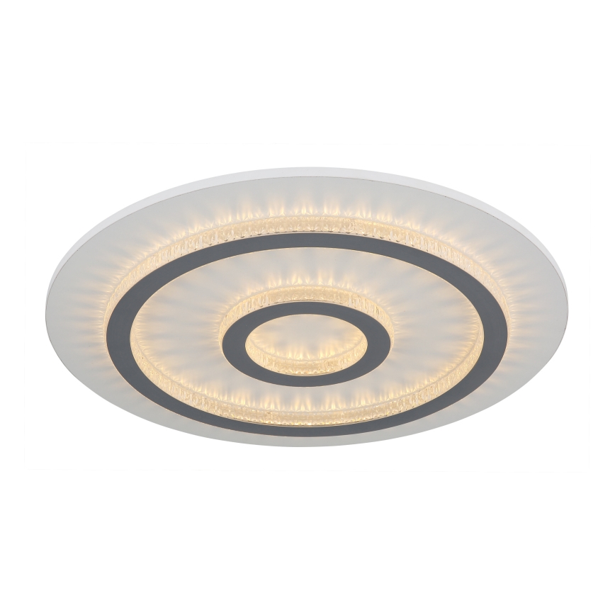 Globo - Plafonnier LED dimmable 40W/230V 3000-6500K Ø 45 cm blanc + télécommande