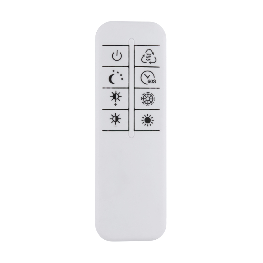 Globo - Plafonnier LED dimmable 40W/230V 3000-6500K Ø 45 cm blanc + télécommande