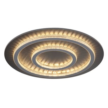 Globo - Plafonnier LED dimmable LED/60W/230V 3000-6500K Ø 55 cm anthracite + télécommande