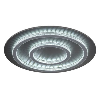Globo - Plafonnier LED dimmable LED/60W/230V 3000-6500K Ø 55 cm anthracite + télécommande
