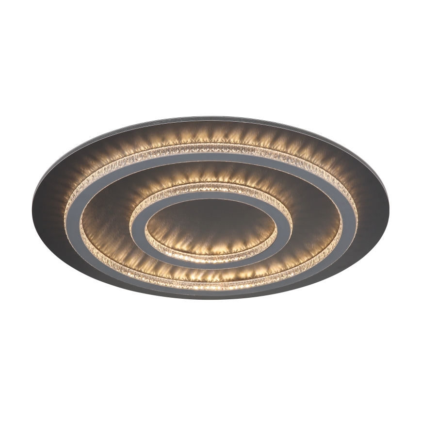 Globo - Plafonnier LED dimmable LED/60W/230V 3000-6500K Ø 55 cm anthracite + télécommande