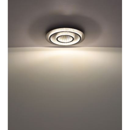 Globo - Plafonnier LED dimmable LED/60W/230V 3000-6500K Ø 55 cm anthracite + télécommande