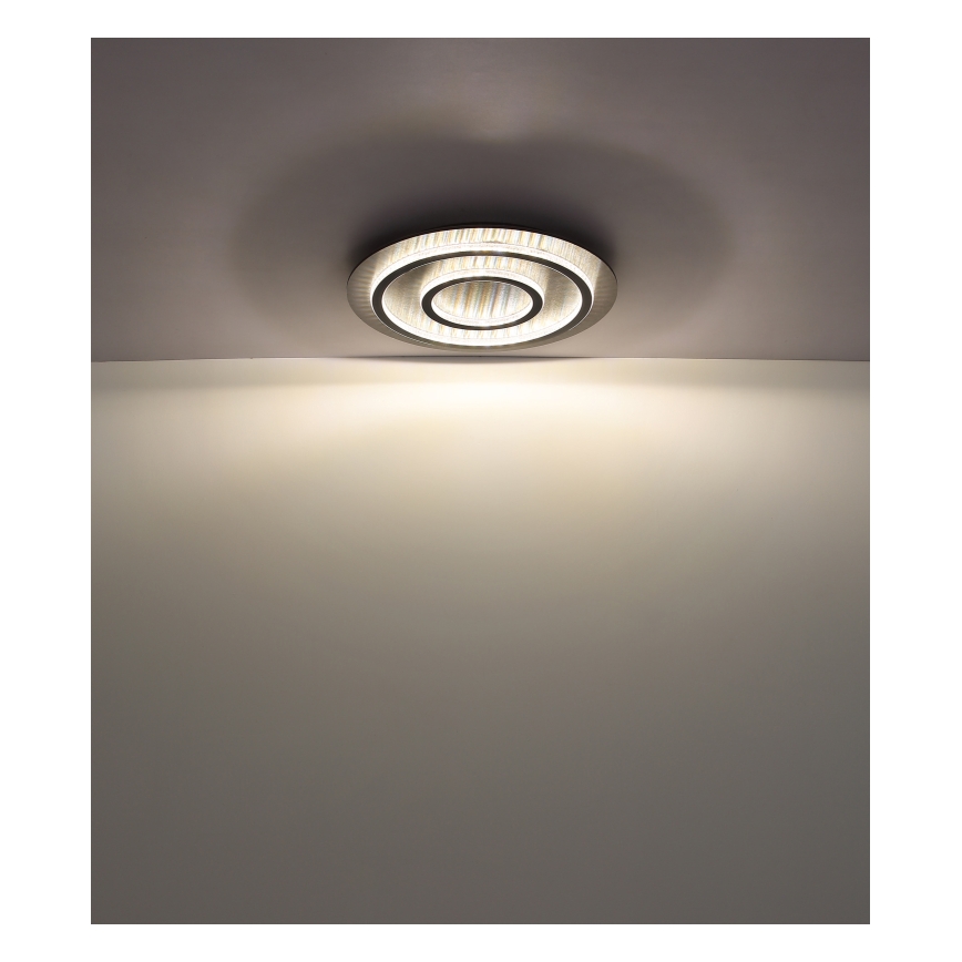 Globo - Plafonnier LED dimmable LED/60W/230V 3000-6500K Ø 55 cm anthracite + télécommande
