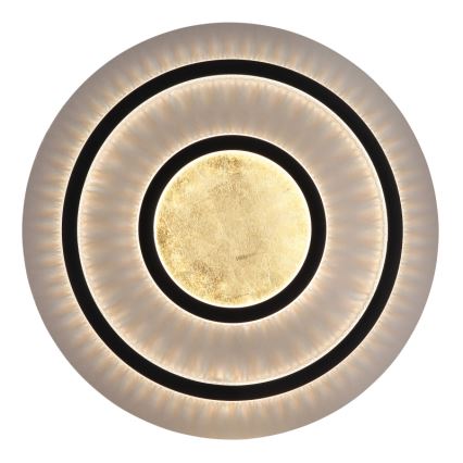 Globo - Plafonnier LED dimmable 60W/230V 3000-6500K Ø 55 cm noir + télécommande