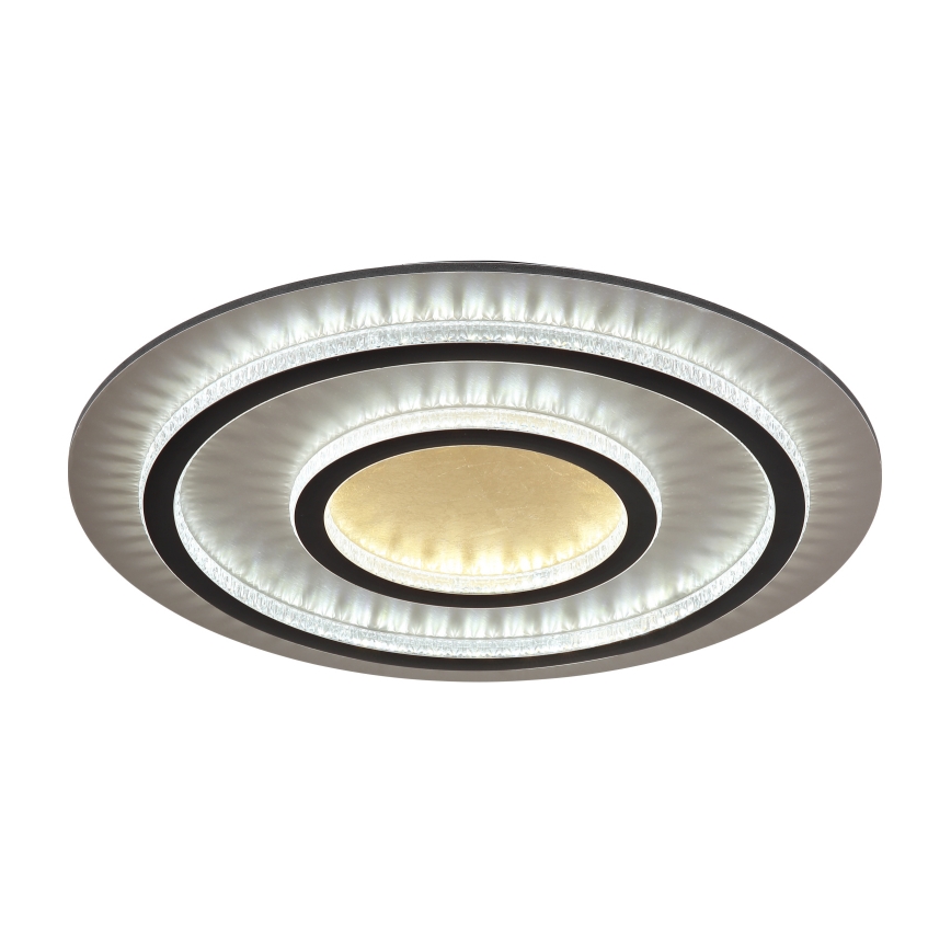 Globo - Plafonnier LED dimmable 60W/230V 3000-6500K Ø 55 cm noir + télécommande