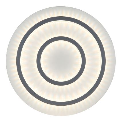 Globo - Plafonnier LED dimmable 60W/230V 3000-6500K Ø 55 cm blanc + télécommande