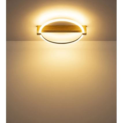 Globo - Plafonnier LED/15W/230V 3000K 41,4x38 cm beige