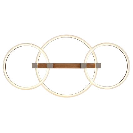 Globo - Plafonnier LED/40W/230V 3000K 76,1x38 cm marron