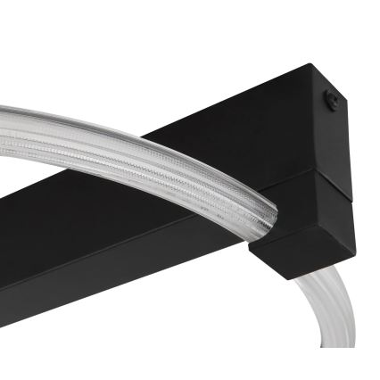 Globo - Plafonnier LED 15W/230V 3000K 41,4x38 cm noir