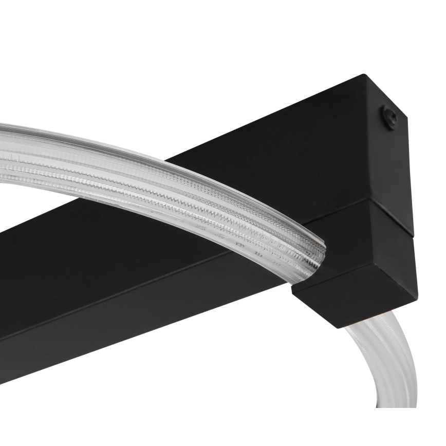 Globo - Plafonnier LED 15W/230V 3000K 41,4x38 cm noir