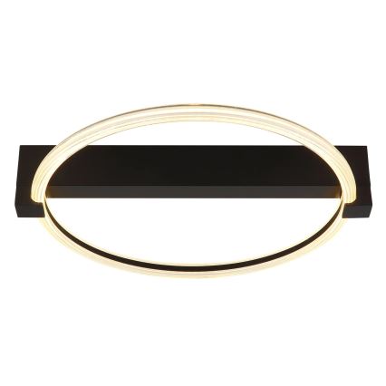 Globo - Plafonnier LED/15W/230V 3000K 41,5x38 cm noir
