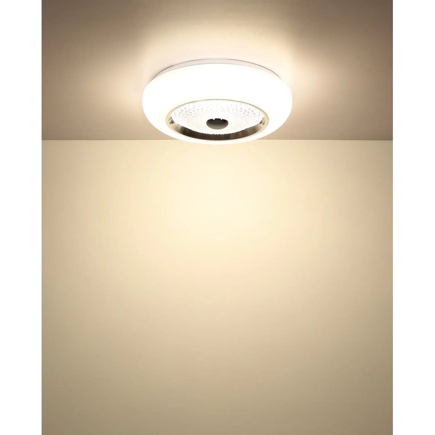 Globo - plafonnier LED 24W/230V 2700/4000/6000K Ø 38,5 cm blanc